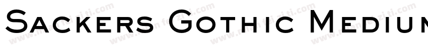 Sackers Gothic Medium字体转换